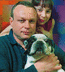 Сергей Жигунов с семьей и собакой